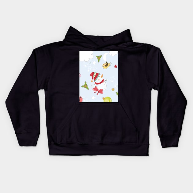 Christmas 16 Kids Hoodie by RainerDesign